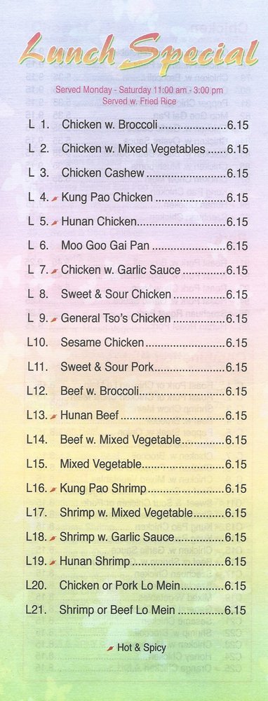 Rainbow House Asian Bistro